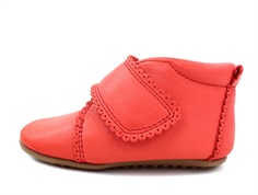 Pom Pom slippers bright red